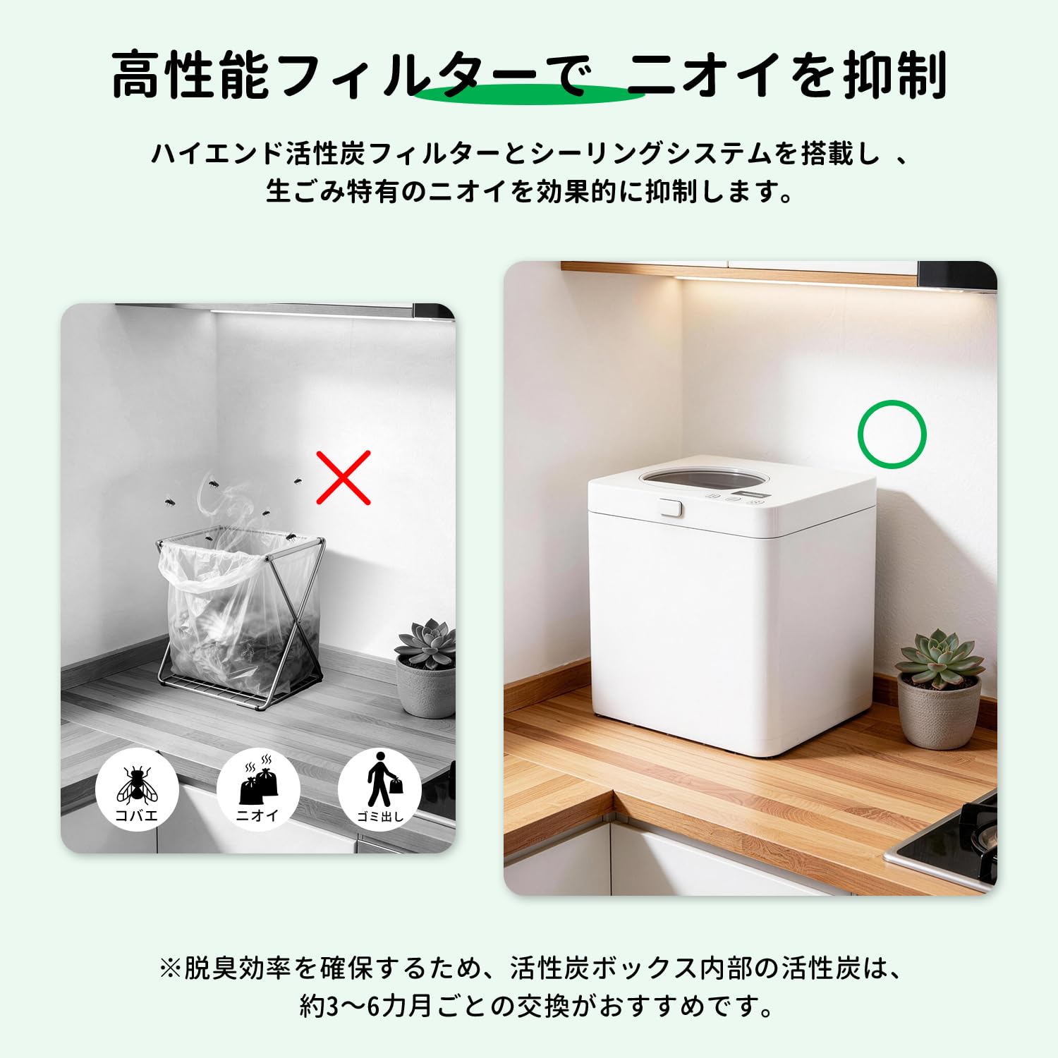 Amazon.co.jp: whdpets 【4.6星】生ゴミ処理機 一人暮らし〜2人用 家庭